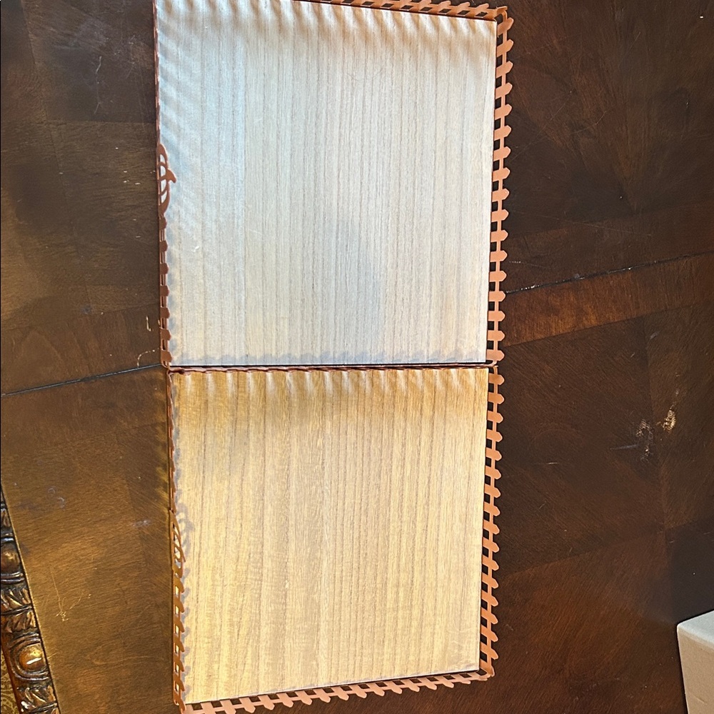 Orange Pumpkin Fence Tray X2